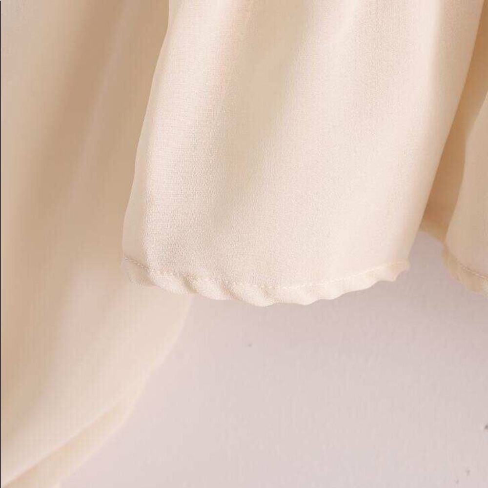 Bohemian Chic Chiffon Knit Blouse - Picture 11 of 11